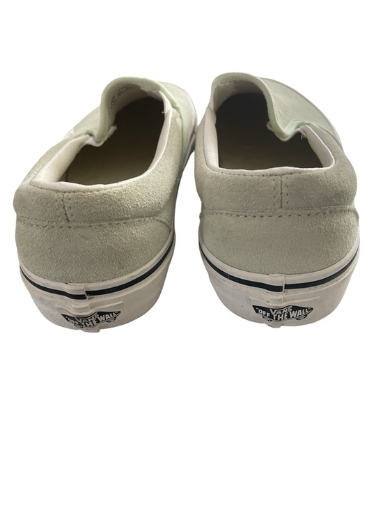 Vans Slip-On Suede Loafers in Pale Green